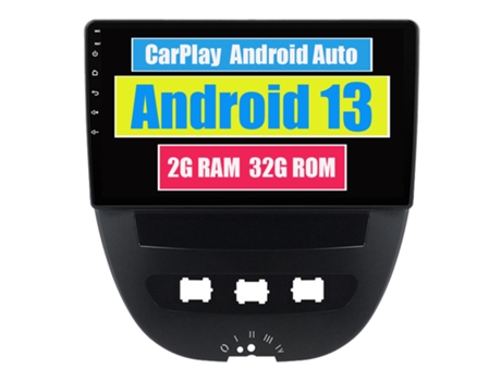 Autoradio Multimedia ROVERONE para Peugeot 107 para Toyota Aygo 2005 - 2014 CarPlay Android Coche Radio Bluetooth Navegación