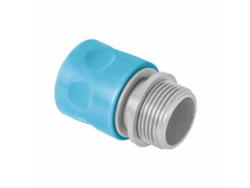 Conector rápido de 3/4 con rosca macho para una eficiente irrigación celular rápida