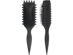 Cepillo De Cerdas Para Peinar Cabello Rizado, Negro