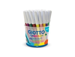 Rotulador Giotto Turbo Maxi (Copa) 48 Unidades (4X12 Colores)