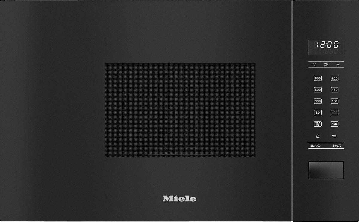 Microondas Integrable MIELE M 2234 SC OBSW (17 L - Con Grill - Negro)