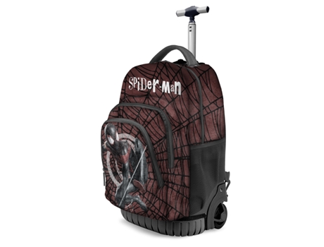 Spiderman Blackspider Mochila Trolley GTS FAN, Rojo
