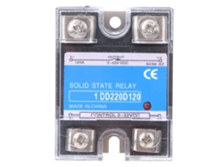 Relé De Estado Sólido (ssr) De Cc Entrada 3-32 V Cc Salida 5-220 V Cc 120 A Con Led
