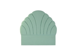 Cabecero Cama Poliester Mdf Verde Jade 168x10x160cm