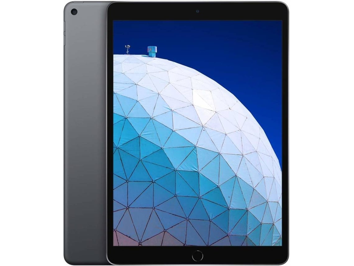 iPad Air 3ª Generación APPLE (Reacondicionado Flippers Marcas Mínimas - 10.5'' - 64 GB - WI-Fi + Cellular - Gris Espacial - Vidrio Laminado)