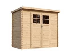 Caseta de Jardín de Madera TIMBELA M310F Puerta con Cerradura (2,63 M²)