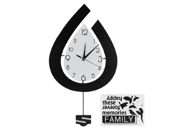 Reloj de pared silencioso de Baok-reloj, de estilo nórdico y con un diseño exclusivo para decorar salones, cafeterías, tiendas y hogares.