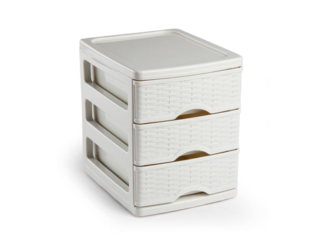 Caja de Ordenación PLASTIC FORTE (17 x 13.5 x 17 cm - Plástico - Multicolor)