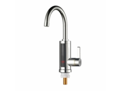 Grifo de cocina Chrui de acero inoxidable, grifo de agua eléctrico instantáneo con pantalla LED