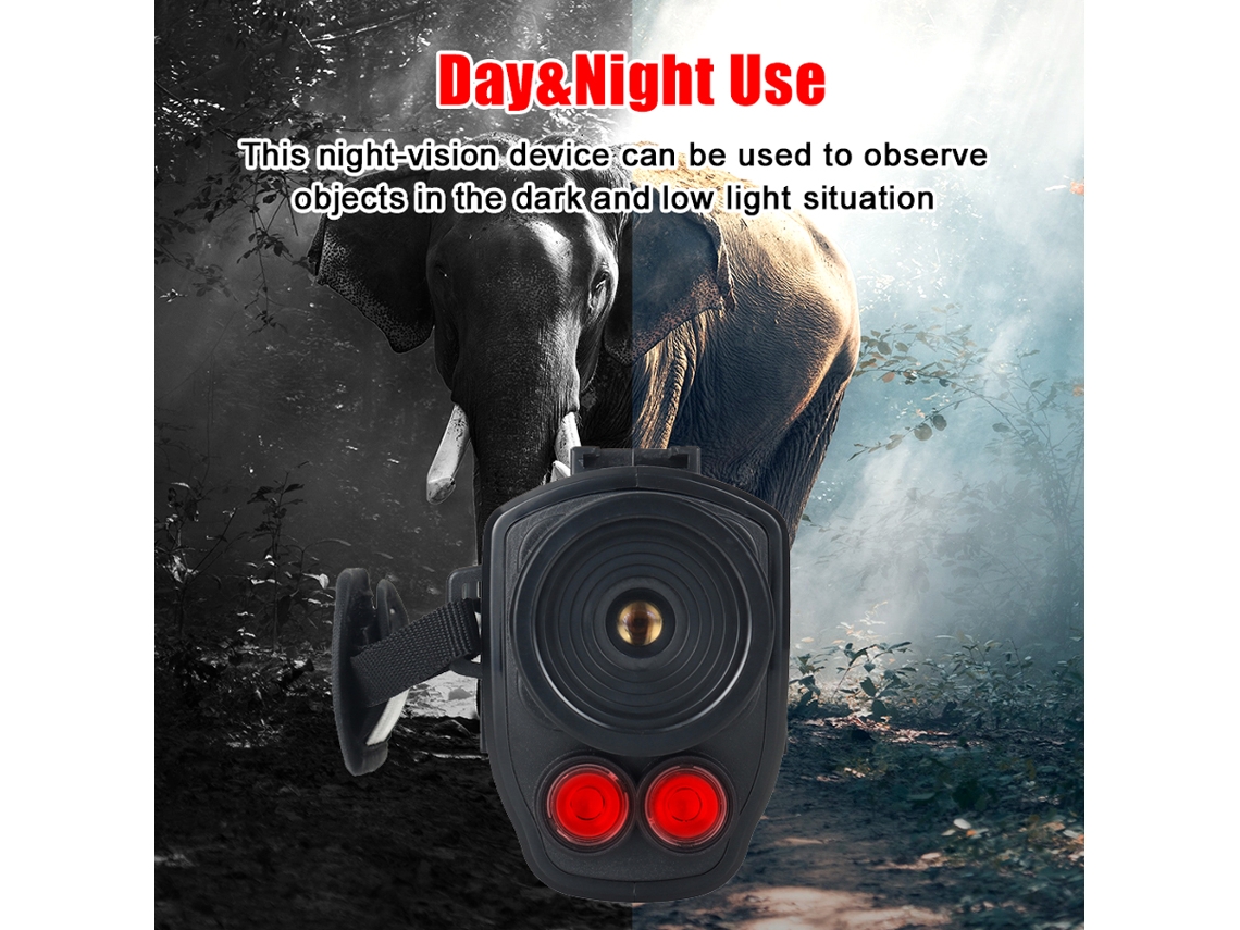 Dispositivo Monocular Portátil De Visión Nocturna, Para Uso Diurno Y Nocturno, Con Zoom Digital 5x Y Alcance De 300 M, Ideal Para La Caza, La Navegación Y Los Viajes.