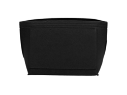 Organizador De Bolso De Lana Insertable Para Maquillaje, Gran Capacidad, Bolsa Organizada Para Bolso Grande Talla L Negro