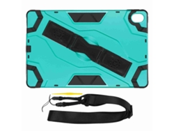 Capa Ultra Fina Anti-impacto Para Lenovo Tab P11 11'' Tb-j606f/tb-j606x Com Correia E Suporte Turquesa