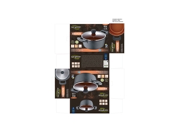 Cacerola SAN IGNACIO Negro Aluminio (Ø 24 x 11,5 cm - Negro)