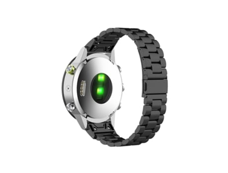 Correa de acero inoxidable tres cuentas para Garmin Fenix 6 - negro