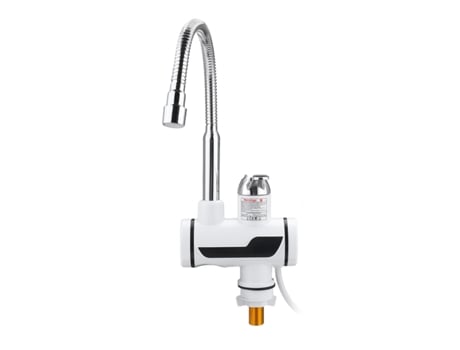 Grifo de Cocina BVSOIVIA Eléctrico Calentador Instantáneo 220V (Blanco - 3500W)