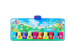 Bj-colchoneta Musical Piano Portátil Para Bebês Com Padrões De Animais, Jogo De Dança E Presente Educativo Musical