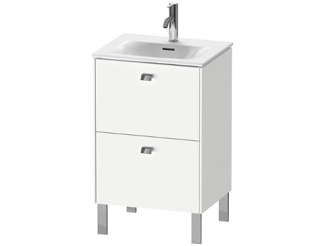 Mueble de lavabo DURAVIT Brioso vertical 52,0 x 41,9 cm 2 cajones incl. recorte de sifón y delantal para lavabo Viu 234453
