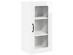 Mueble de cocina con puerta, blanco brillante, 40x31x80 cm, MAISON EXCLUSIVE