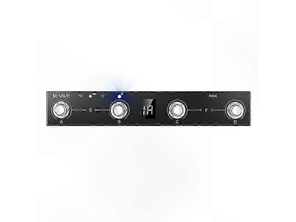Controlador de pedal MIDI Bluetooth para pasar páginas e instrumentos musicales