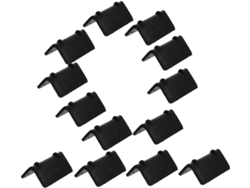 100 Protectores De Esquina De Plástico Para Muelles De Carga