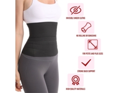 Cinturón De Entrenamiento Abdominal Ajustable Para Mujer Con Velcro, 6 Correas, 3 M Para La Pérdida De Grasa Abdominal.