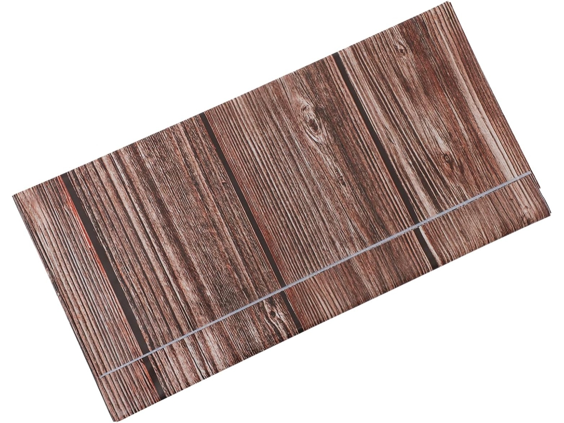 Juego De Manteles De Madera Natural De 4 Piezas, Manteles Decorativos De Pe, Estilo Rústico, Para Fiestas.