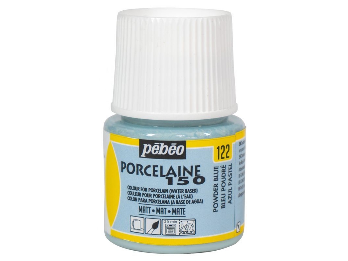 Pintura Satinada para Gres Porcelánico PÉBÉO Azul (45 ml)