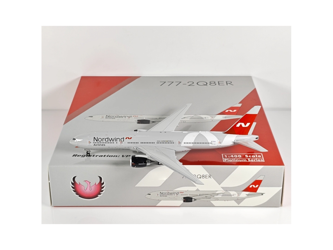 Modelo De Avión De Aleación Ruso Norwind B777-200er Vp-bjj A Escala 1/400