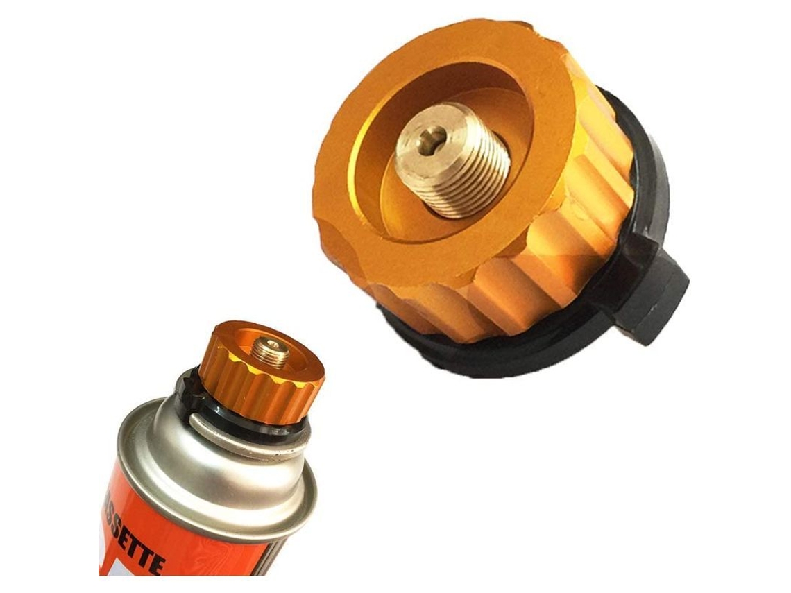 Adaptador Para Hornilla De Camping Con Apagado Automático Y Conector De Gas Resistente A Altas Temperaturas.
