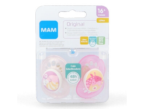Chupetes MAM Original Latex (+16 meses)