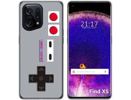 Carcasa para Oppo Find X5 5G TUMUNDOSMARTPHONE Dibujos Consola Multicolor