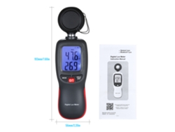 Medidor De Luz Digital Portátil Con Pantalla Lcd, Rango De 0 A 200 000 Lux, Con Funciones De Máximo/mínimo Y Retención De Datos.