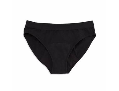 Braguita Menstrual Kiwitas Classic Sporty Negra #M 1U PLATANOMELÓN