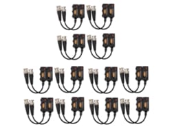 Transmisor Balun De Vídeo Hd Pasivo 1080p Ahd/hd-cvi/tvi/cvb, 12 Pares (utp Hasta 350m-600m)