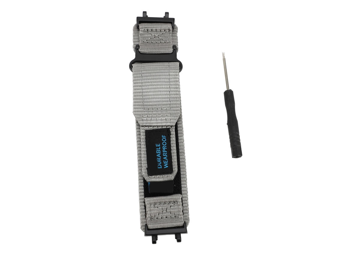 Correa Deportiva De Nailon Para Reloj Huami T Rex 2 Gris