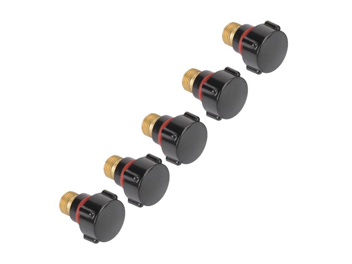 5 Piezas Tapones Traseros Para Soplete De Soldadura Tig 57y04(short) Compatible Con Soplete Tig Wp-17/18/26