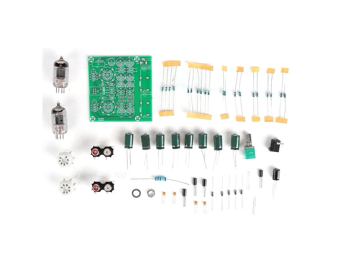 Kit De Preamplificador Estéreo Para Armar Con Placa De Efector De Búfer De Tubo Electrónico 6j-i