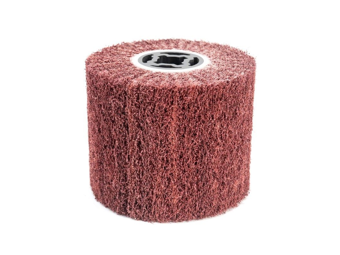Pincel Abrasivo De Fibra Sintética Para Restauración Exterior, Ø120x100x19mm, Grano 60