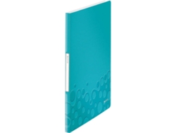 Carpeta LEITZ WOW 20 bolsillos Azul Turquesa (A4 - Capacidad: 40 hojas)