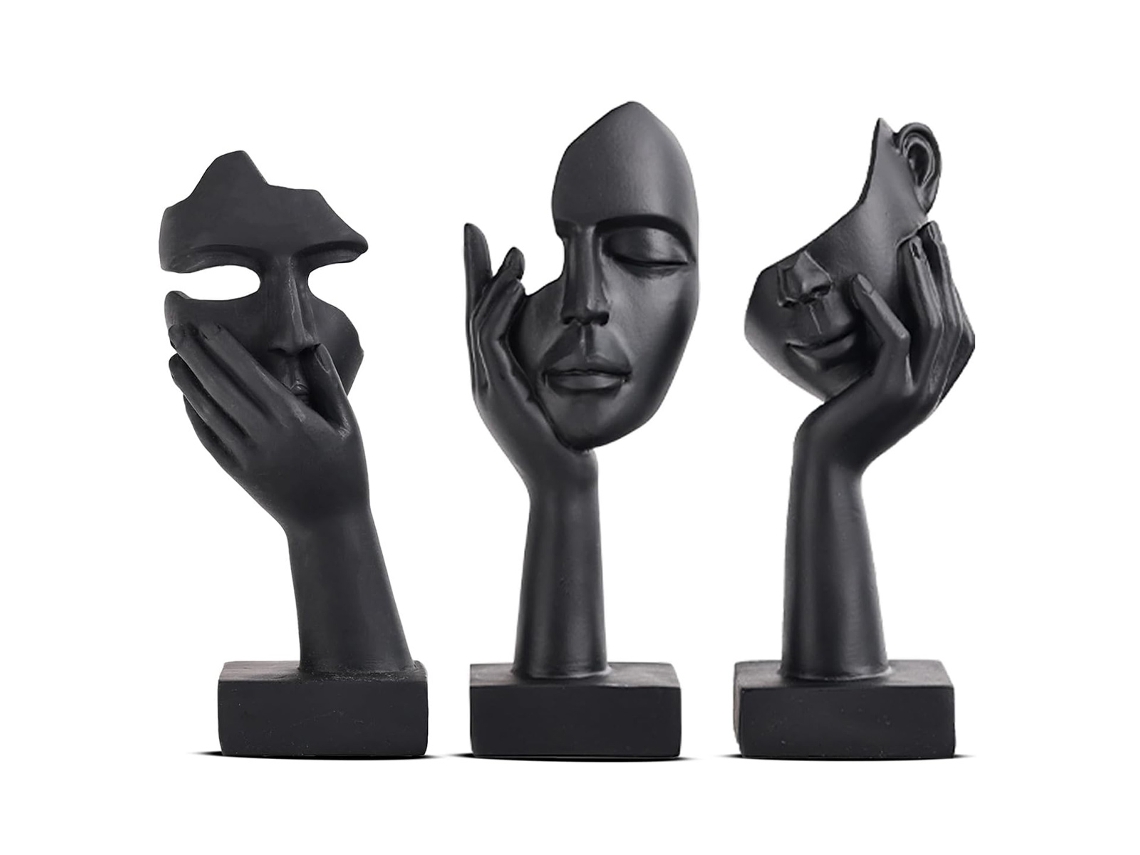 Estatua de pensador, escultura de arte abstracta para decoración de sala KOFIHETY