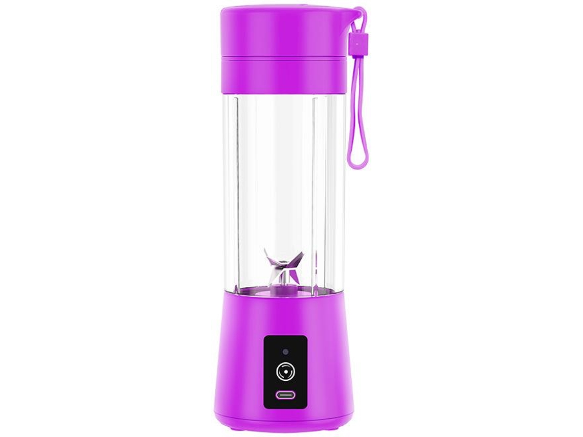 Licuadora Portátil, Mini Licuadora Personal Para Batidos Y Batidos, Exprimidor De Frutas Recargable Por Usb CHRUI Púrpura