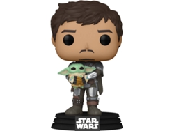 Figura FUNKO Pop! Star Wars - Mandalorian: Mando Holding