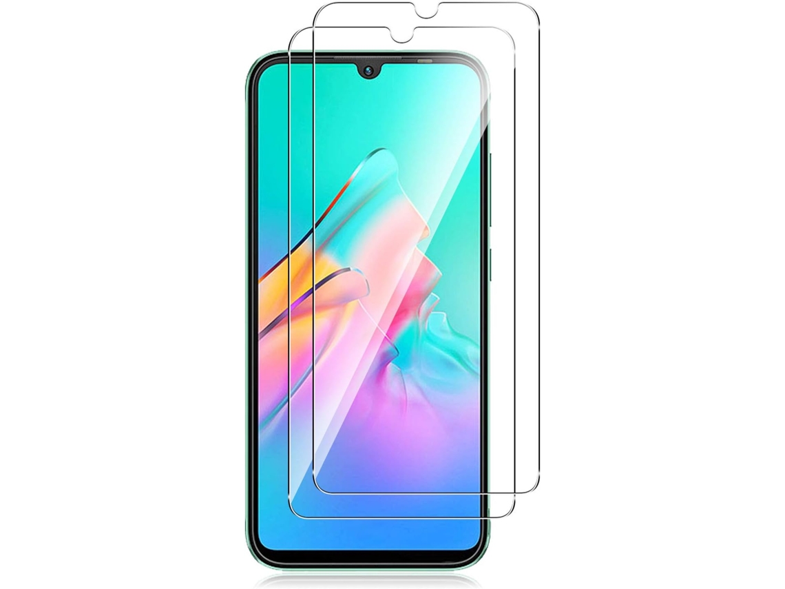 Conjunto de Protectores de Pantalla Dureza Filme Antiriscos Bolha para Doogee X93 HONGWE. Vidrio Templado Transparente (2un)