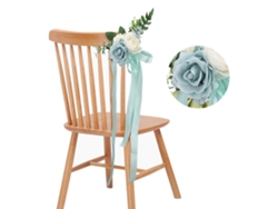 Decoración floral para sillas en bodas Worten