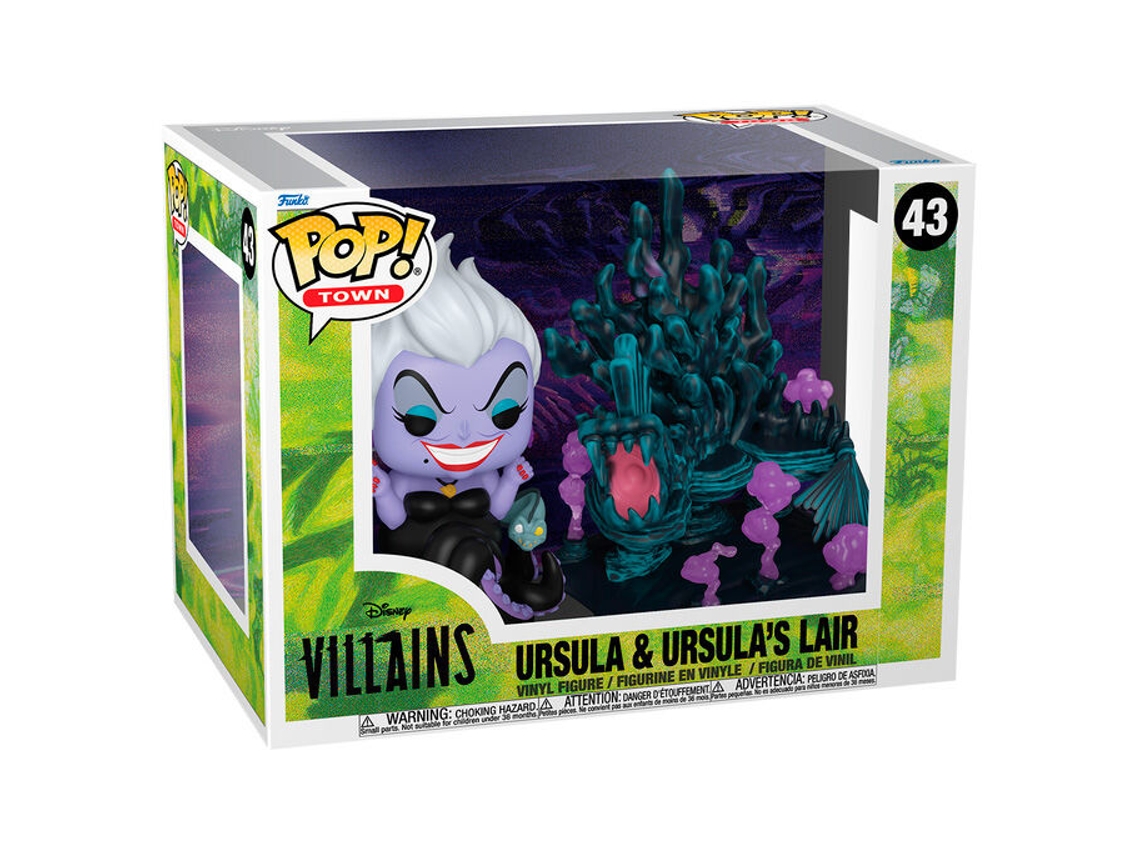 Figura B.Active de Ursula Ursulas Lair de los villanos de Disney de Pop Town