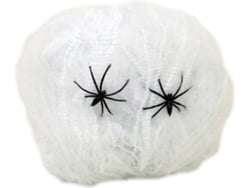 Decoraciones de Halloween DISFRAZZES Telaraña con Arañas (40 gr)