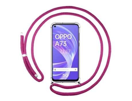 Carcasa Oppo A73 5G TUMUNDOSMARTPHONE Colgante Rosa