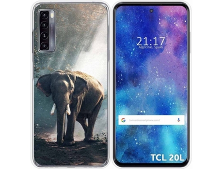 Carcasa TCL 20L / 20L+ TUMUNDOSMARTPHONE Elefante Multicolor