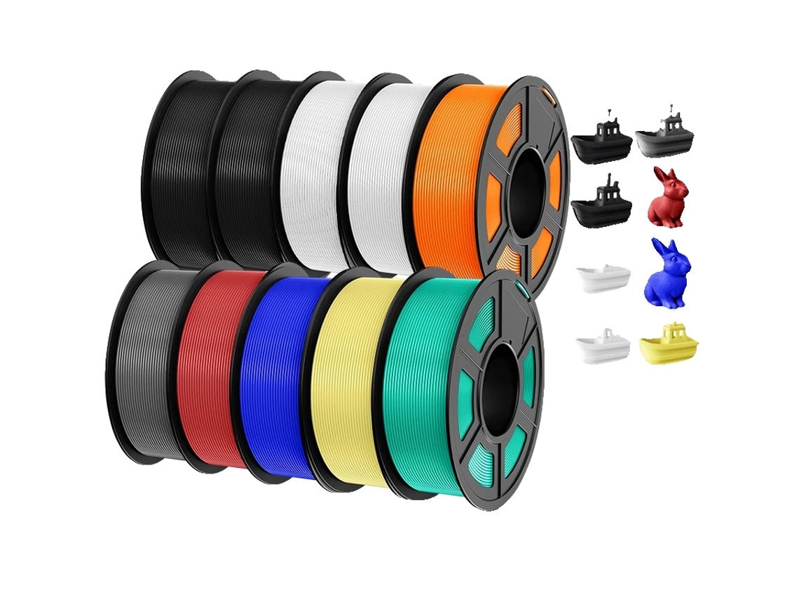 Filamento para impresora 3D, ecológico, de alta resistencia, PETG 10mix 08 OEM