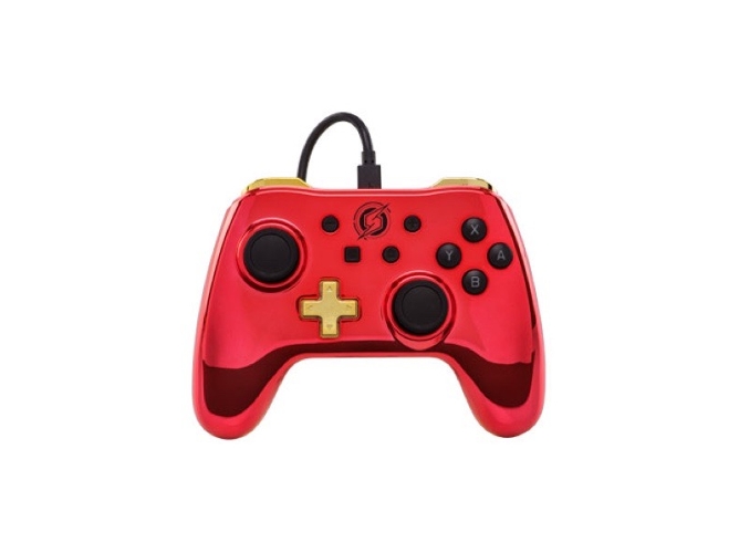 Mando para Nintendo Switch GENER Switch Core Chrome Samus Aran Rojo